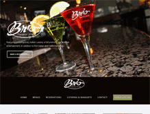 Tablet Screenshot of briorestaurant.com